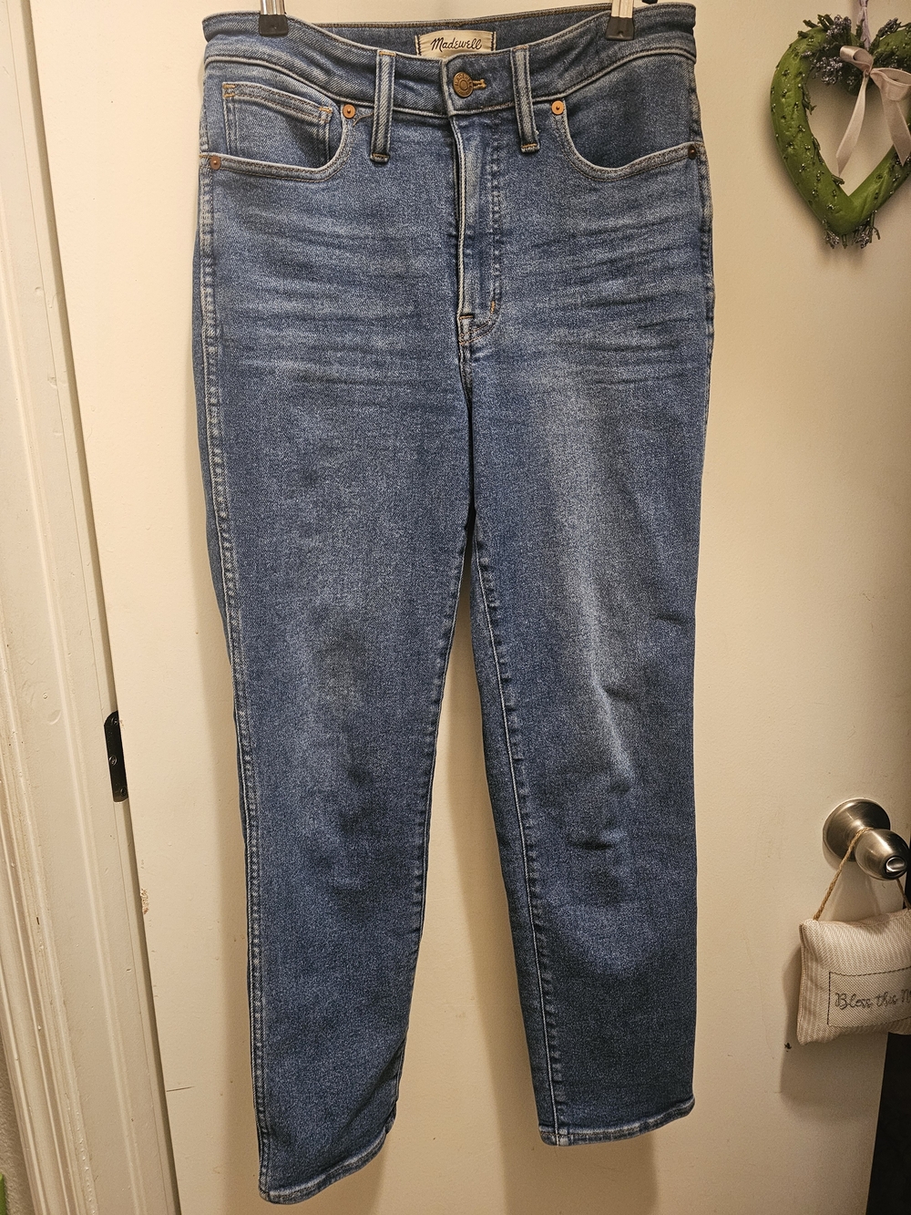 Madewell Curvy Stove Pipe Jeans Size 28